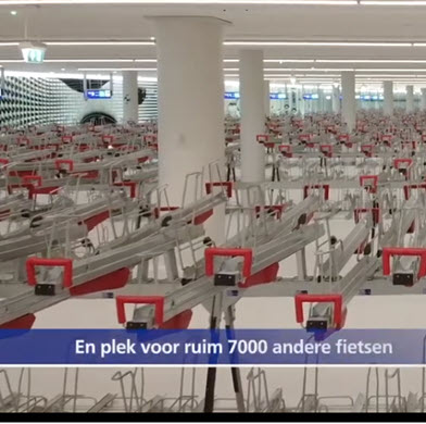 8000 cykelparkeringspladser i Amsterdam